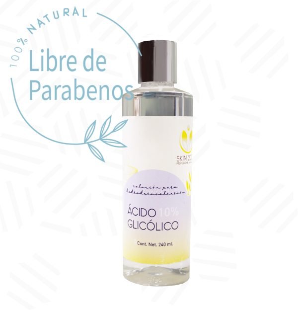 Solución de hidrodermoabrasión ácido glicólico 10%